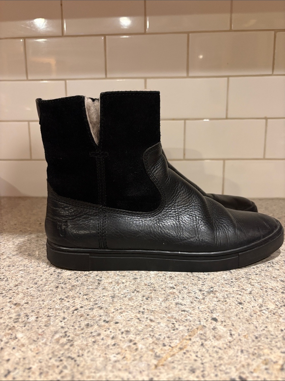 Frye Gemma Short Shearling Boot